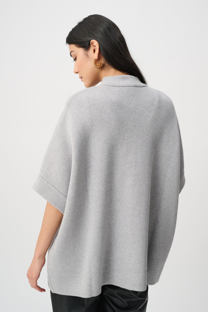 Sweater Knit Mock-Neck Jacket Style 263951