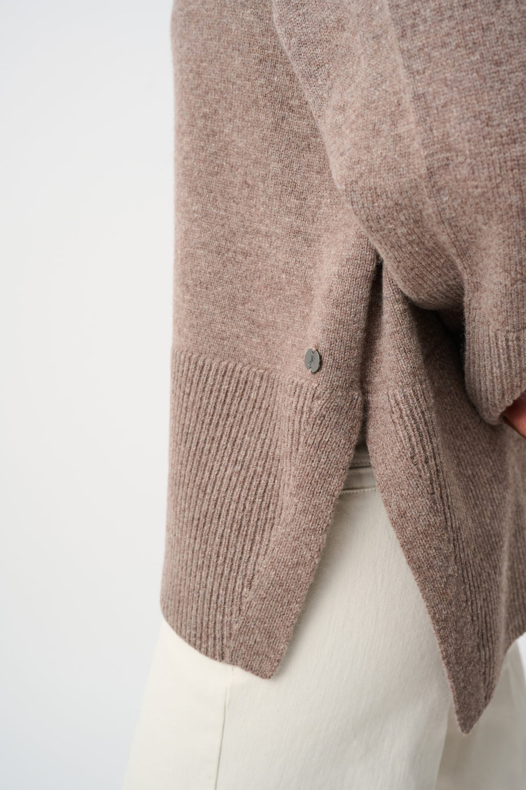 Wool Boxy Crewneck Sweater Style 263959