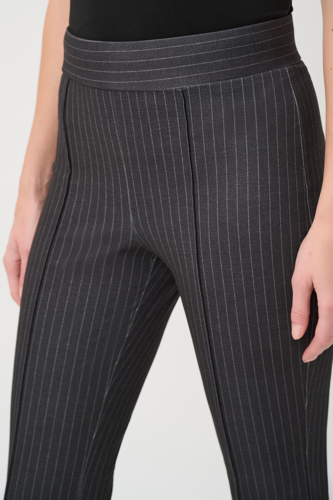 Pinstripe Flared Pants 264008