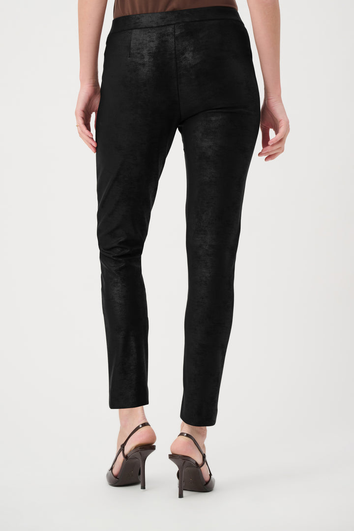 Foiled Knit Slim-Fit Pants 264009