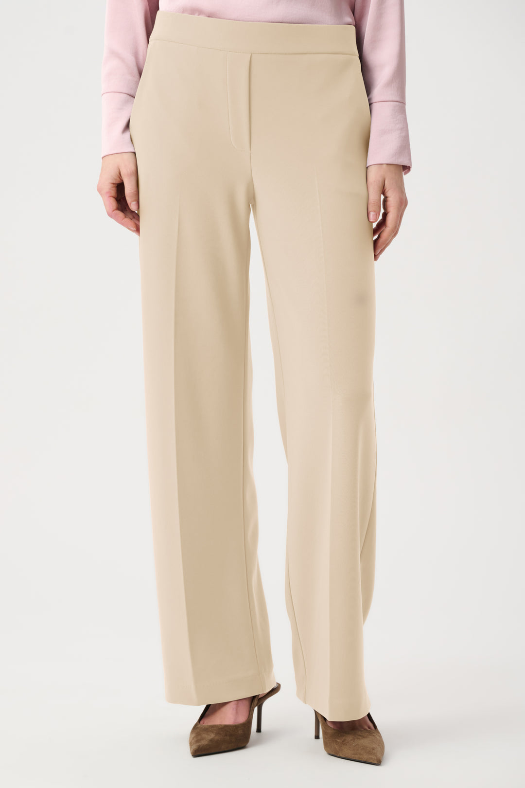 Pull-On Wide-Leg Pants 264010