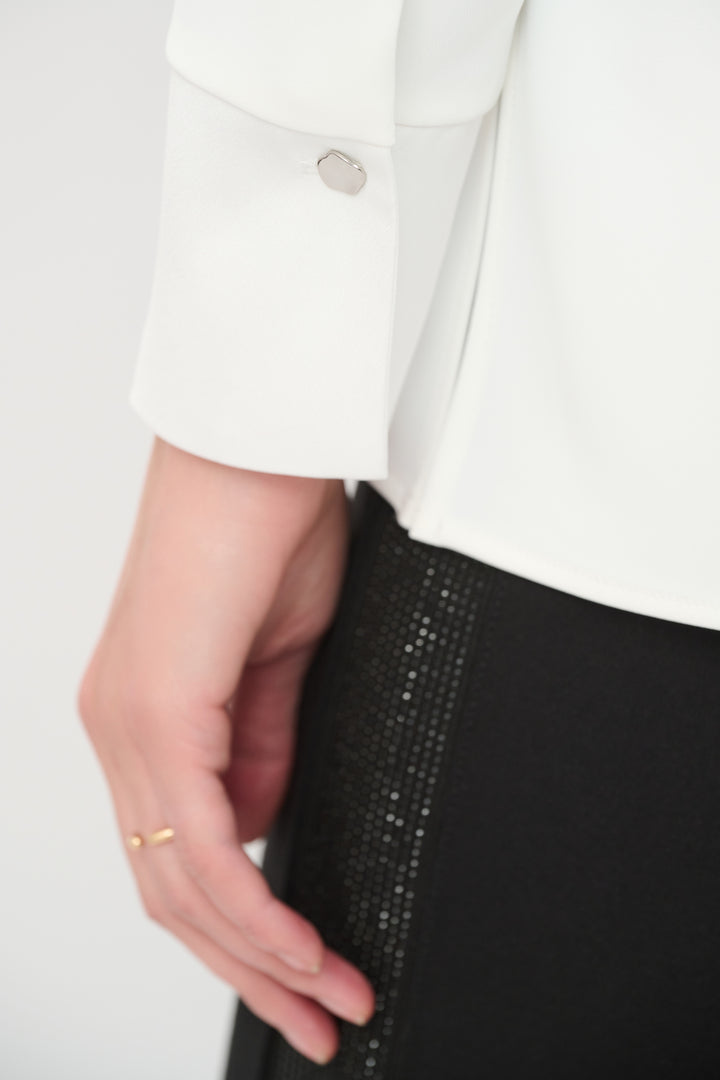 Long Sleeve Stand Collar Tunic 264022