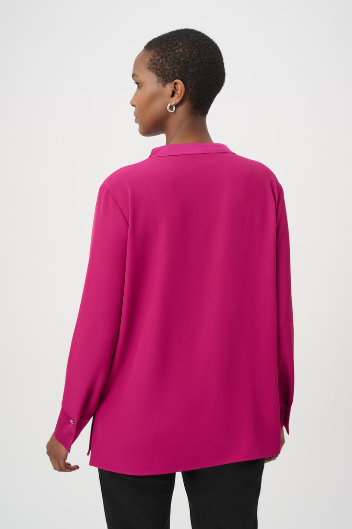 Long Sleeve Stand Collar Tunic 264022