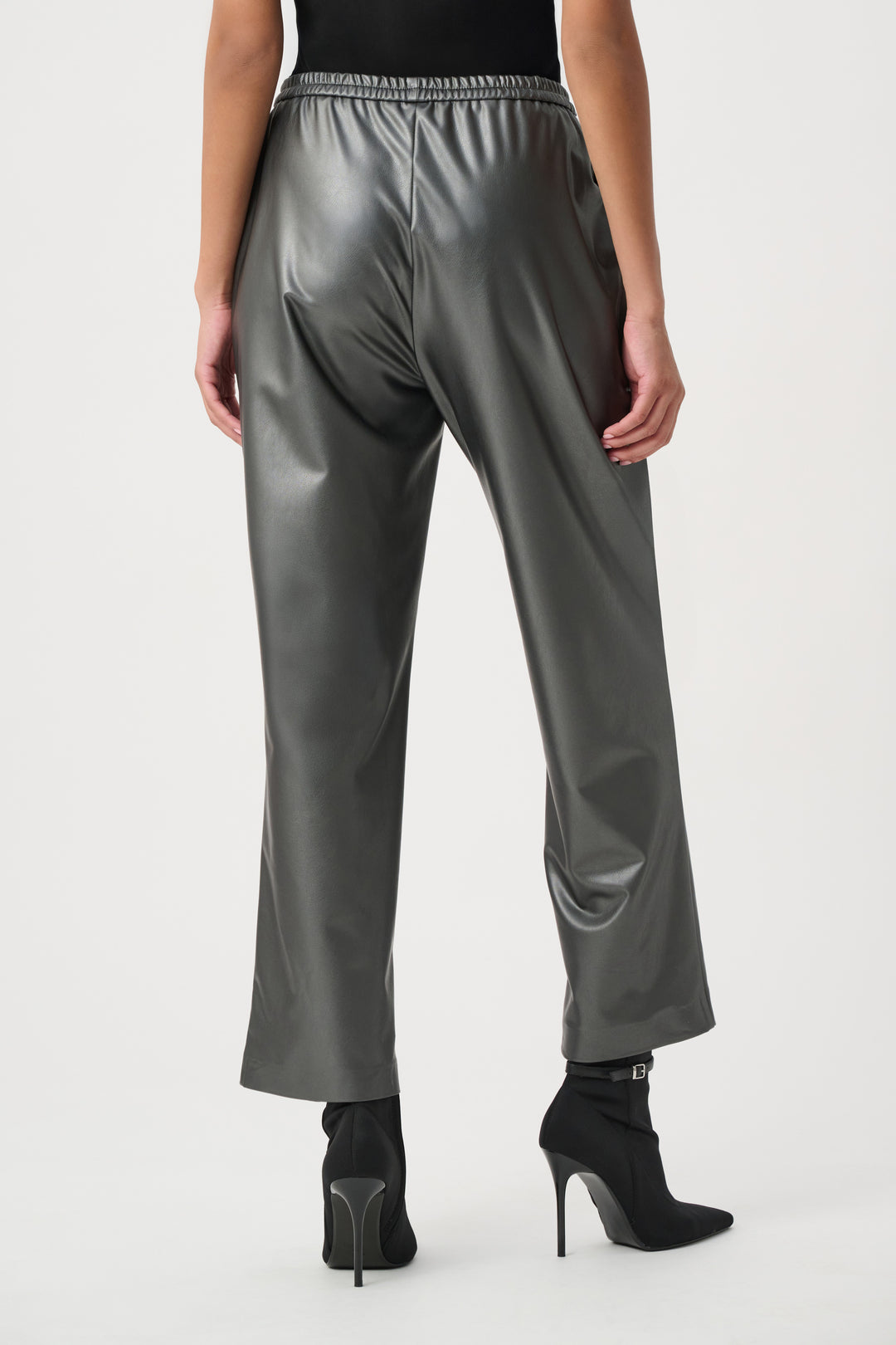 Leatherette Drawstring Pants 264036