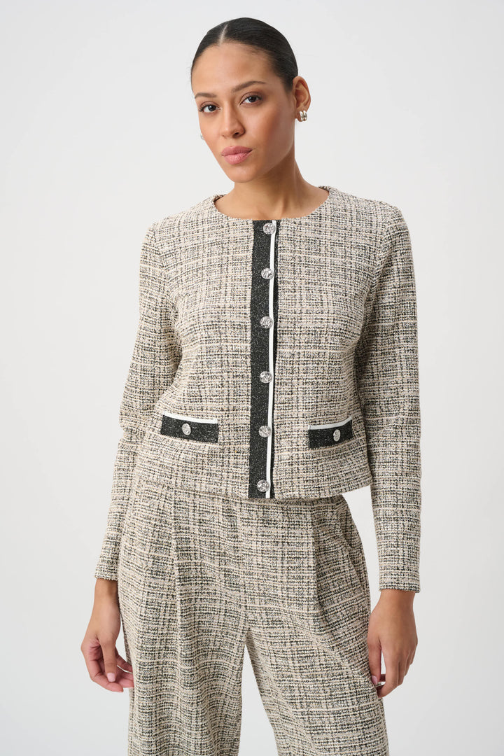 Plaid Boucle Jacket 264040