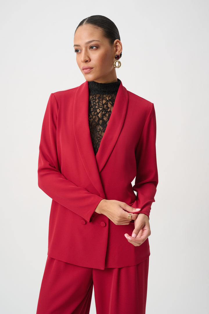 Double-Breasted Shawl Collar Blazer 264041