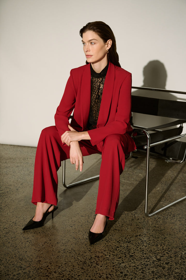 Double-Breasted Shawl Collar Blazer 264041