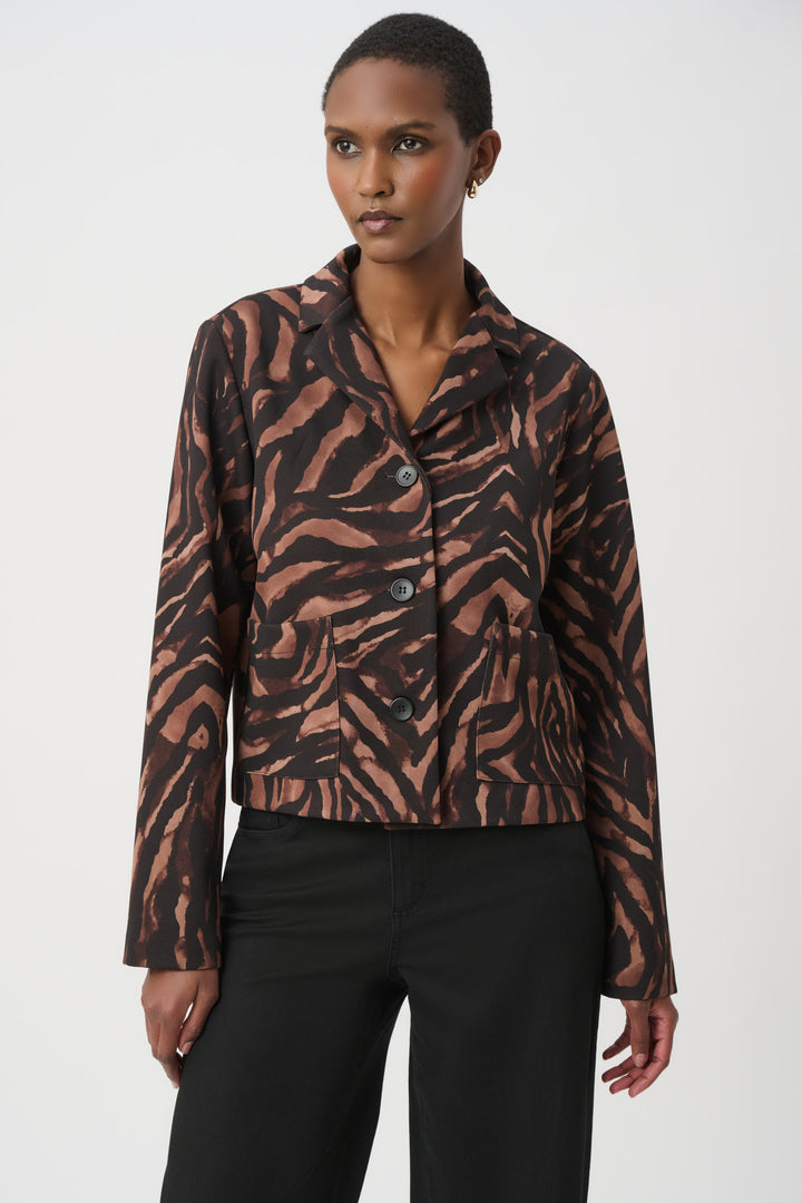 Animal Print Boxy Jacket 264042