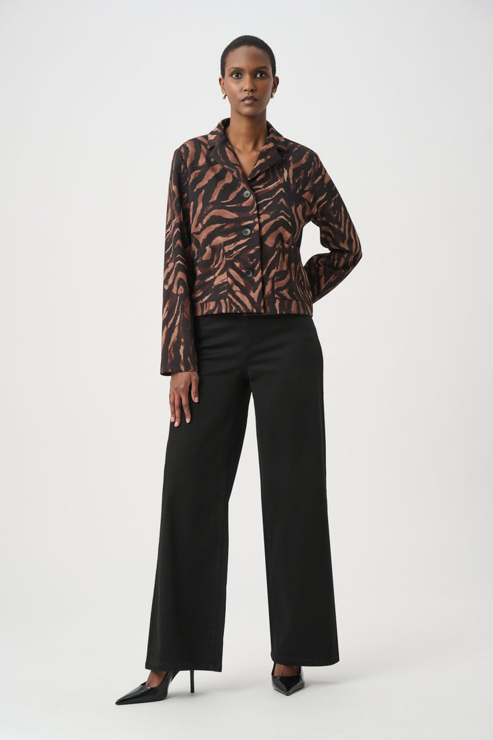 Animal Print Boxy Jacket 264042