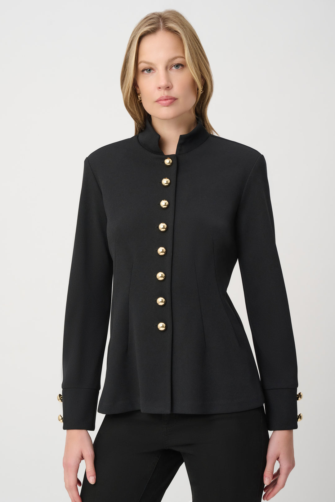 Military Collar Fitted Jacket 264044