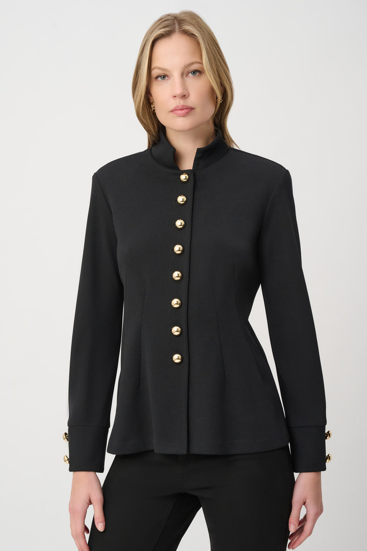 Military Collar Fitted Jacket 264044