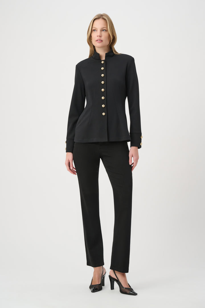 Military Collar Fitted Jacket 264044