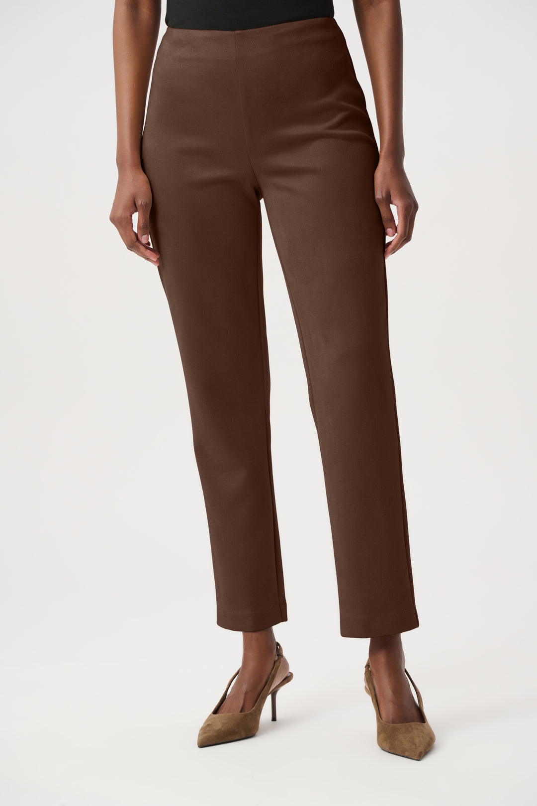 Faux Suede Pull-On Pants 264048