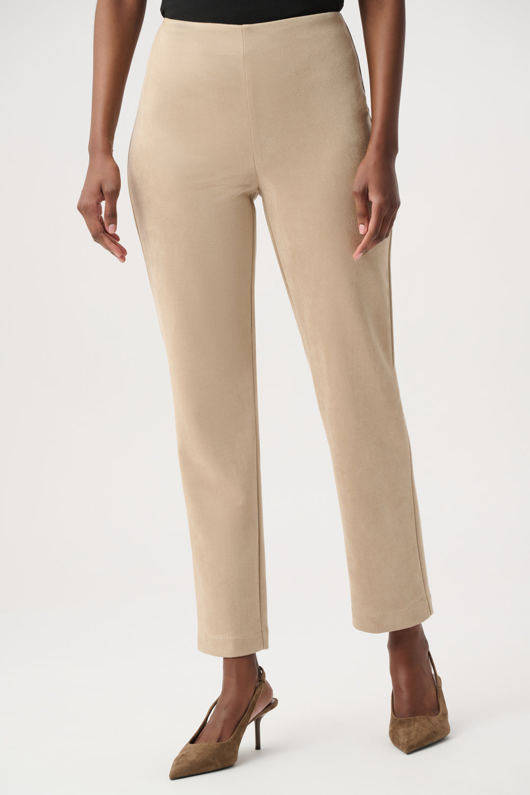 Faux Suede Pull-On Pants 264048