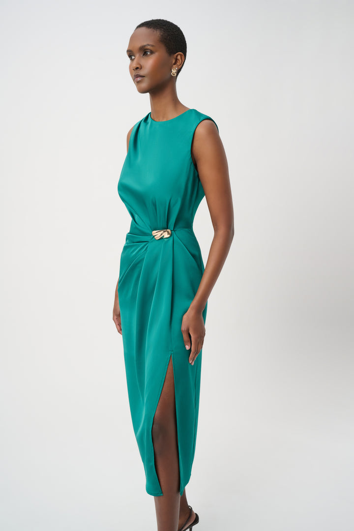 Recycled Satin Sheath Dress 264066