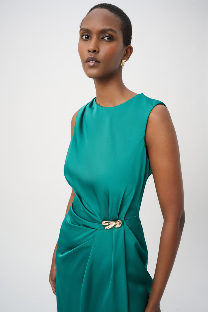 Recycled Satin Sheath Dress 264066