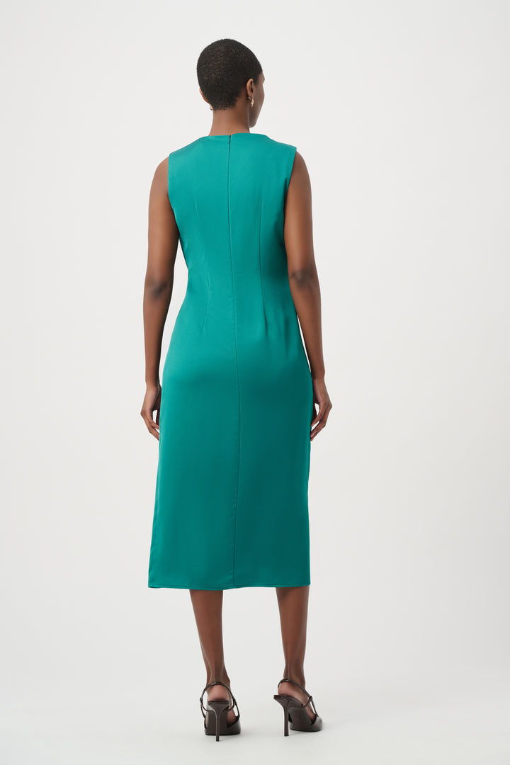 Recycled Satin Sheath Dress 264066
