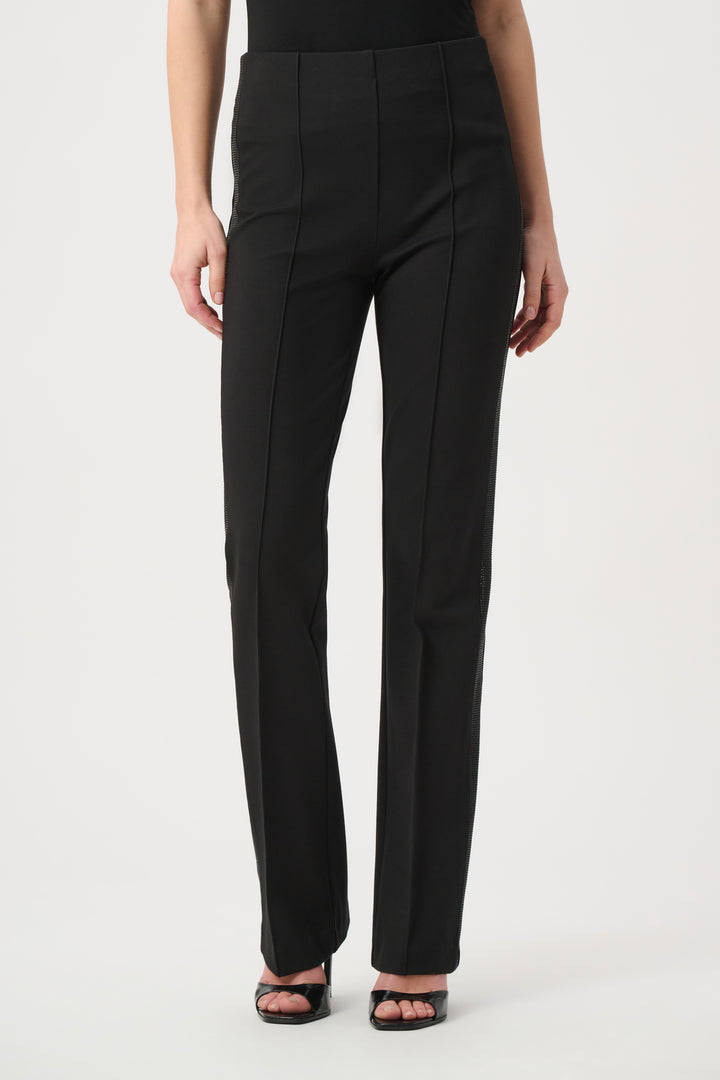Flared Pants with Rhinestones 264074