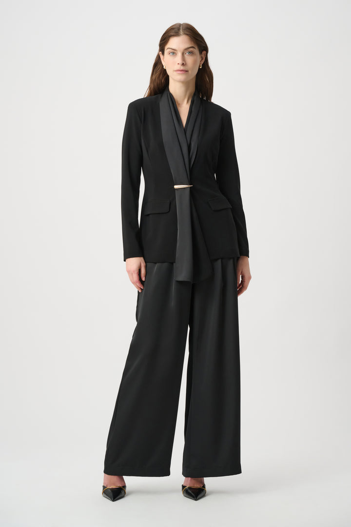 Recycled Satin Wide-Leg Pants 264078