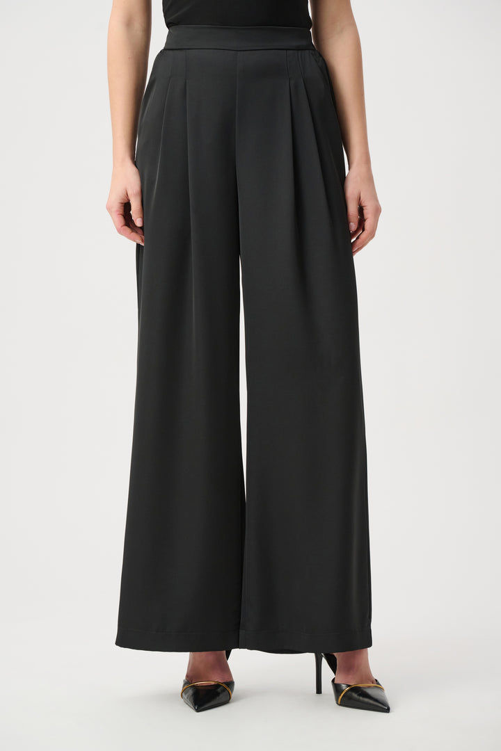 Recycled Satin Wide-Leg Pants 264078