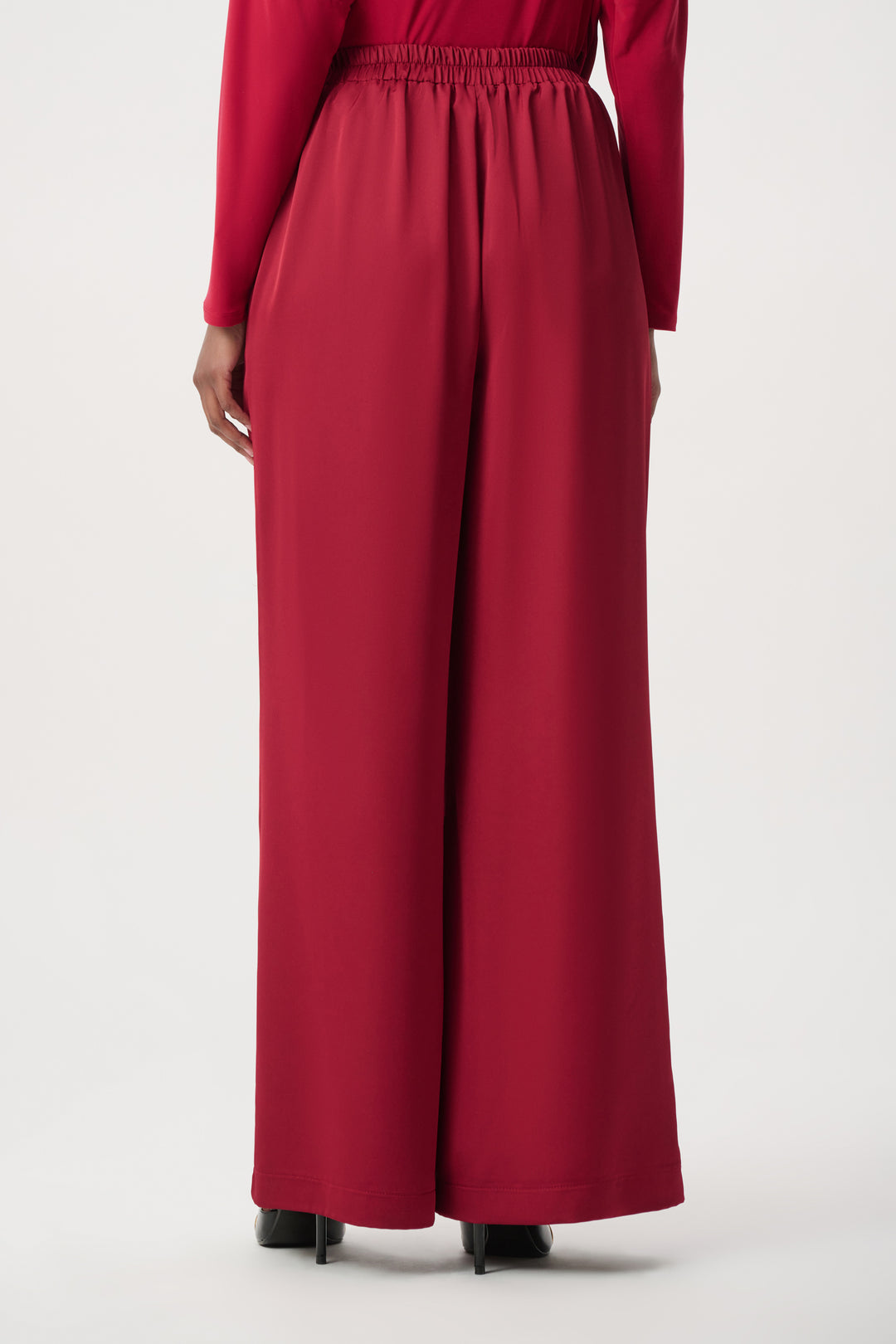 Recycled Satin Wide-Leg Pants 264078