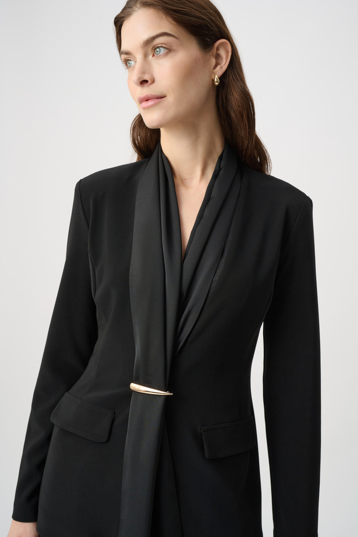 Scarf Collar Blazer 264092