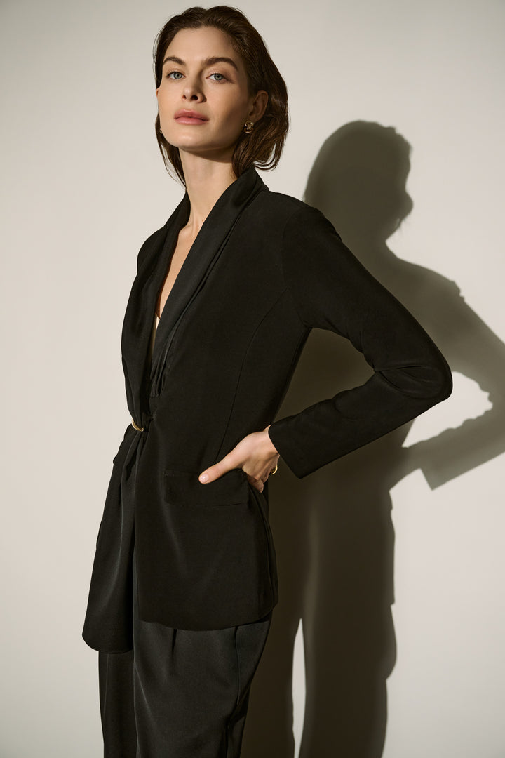 Scarf Collar Blazer 264092