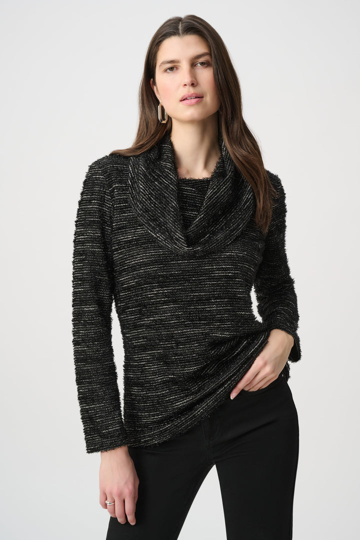 Novelty Knit Cowl Neck Tunic 264095