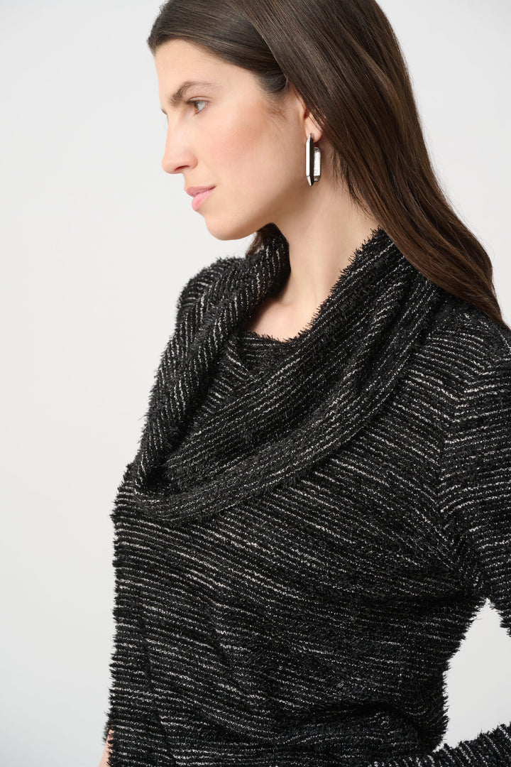 Novelty Knit Cowl Neck Tunic 264095