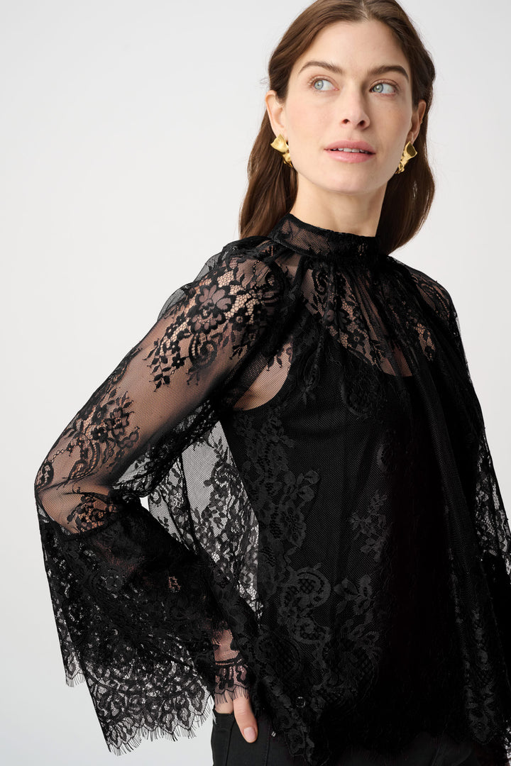 Scalloped Lace Trapeze Top 264098
