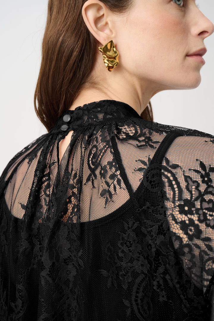 Scalloped Lace Trapeze Top 264098
