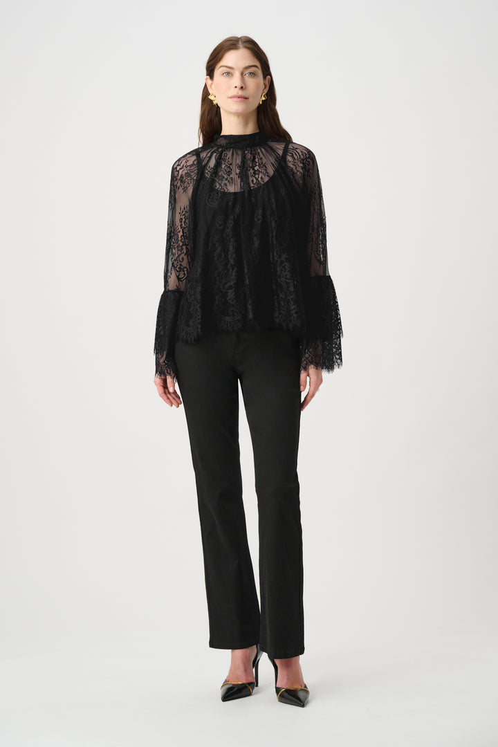Scalloped Lace Trapeze Top 264098