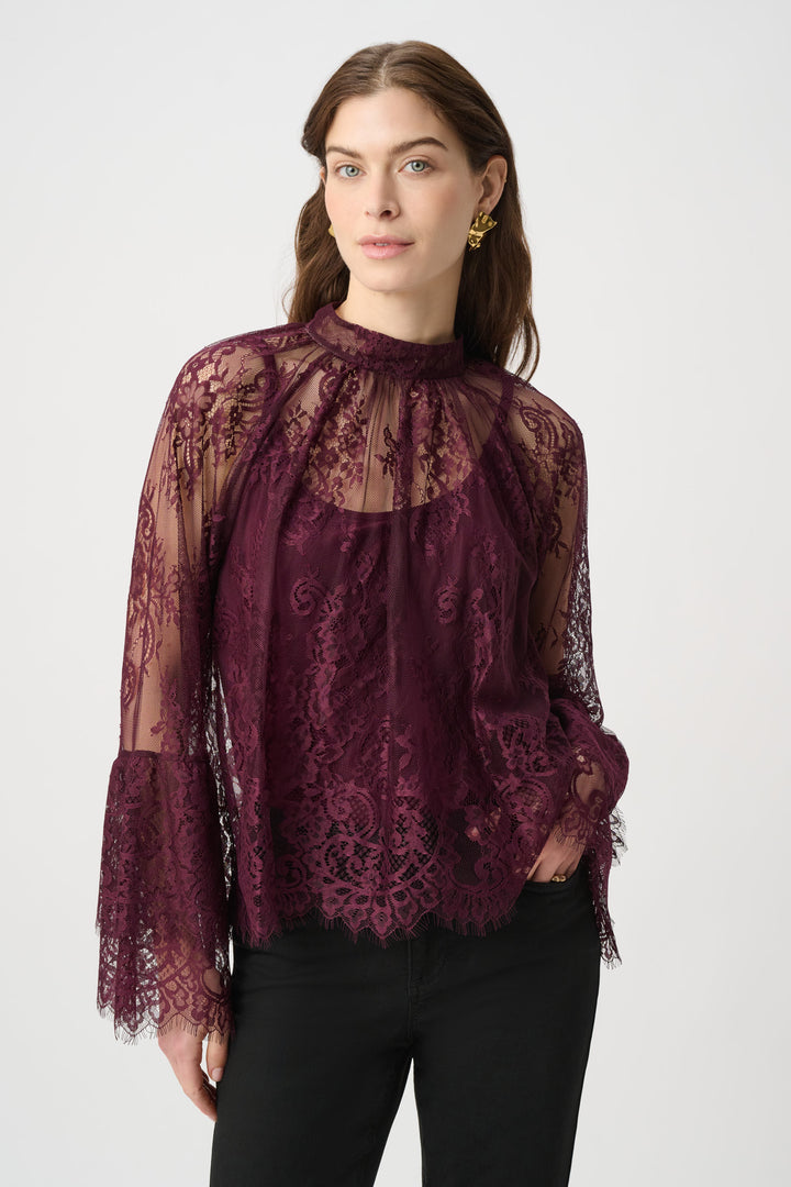 Scalloped Lace Trapeze Top 264098