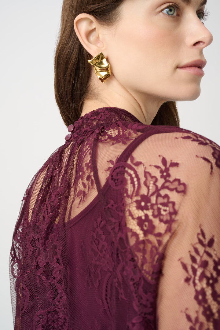 Scalloped Lace Trapeze Top 264098
