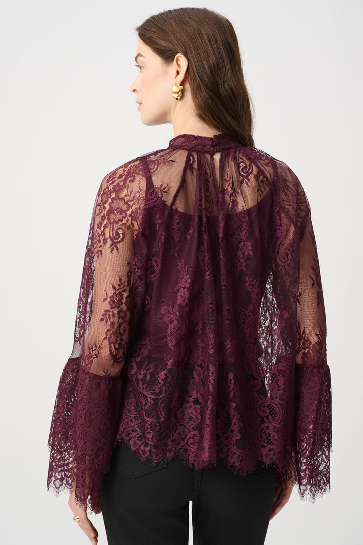 Scalloped Lace Trapeze Top 264098