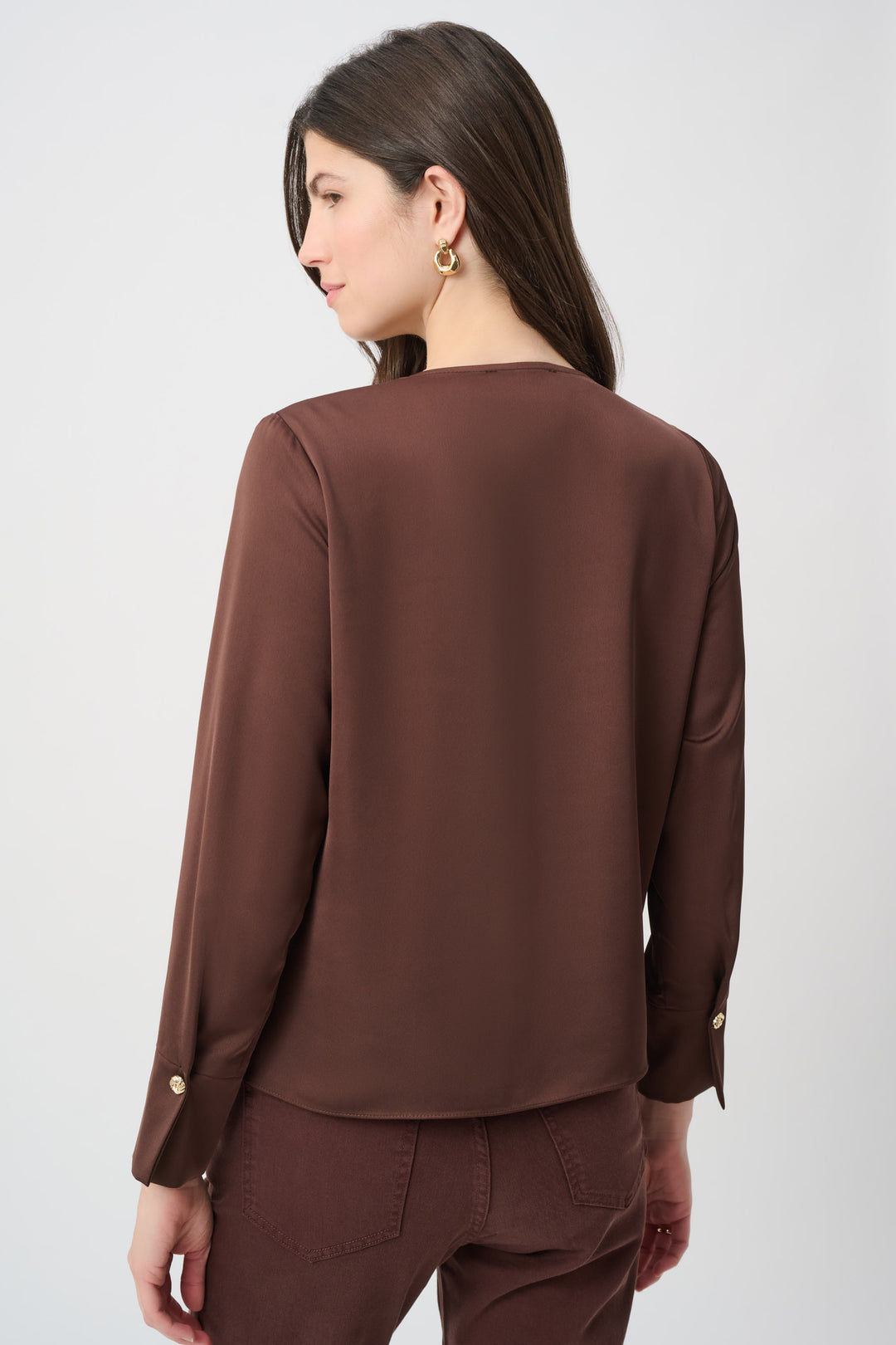 Recycled Satin Wrap Top 264102