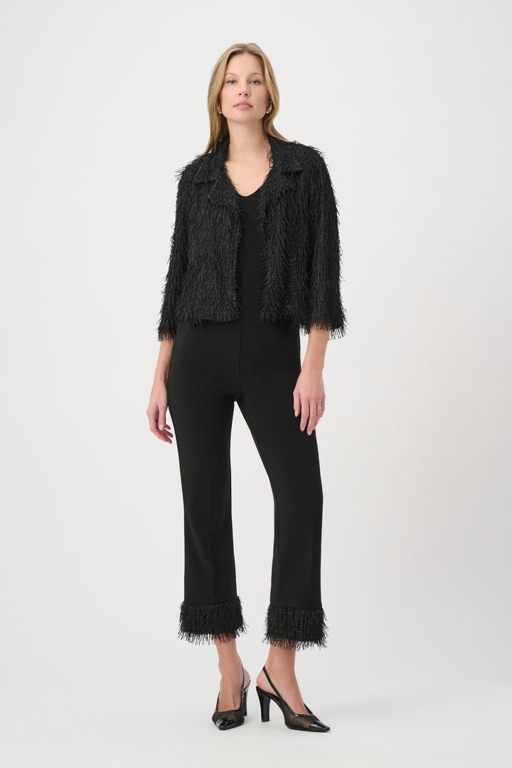 Fringed Short Blazer 264128