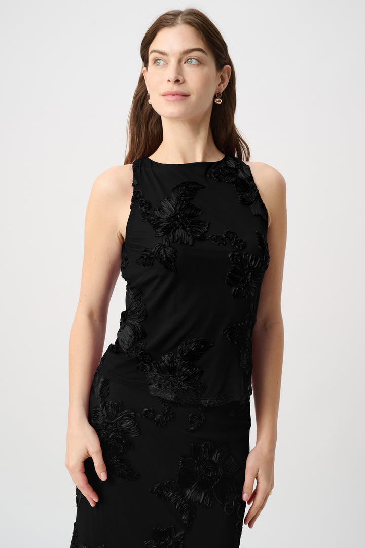 Embellished Sleeveless Top 264141