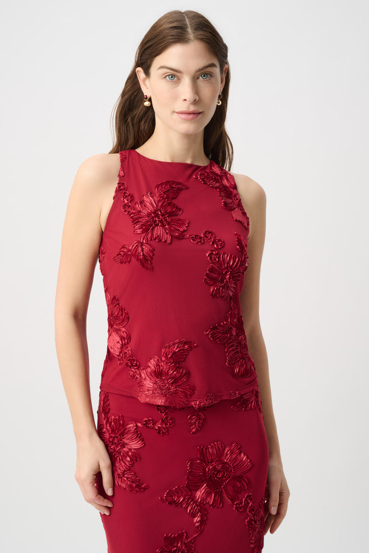 Embellished Sleeveless Top 264141