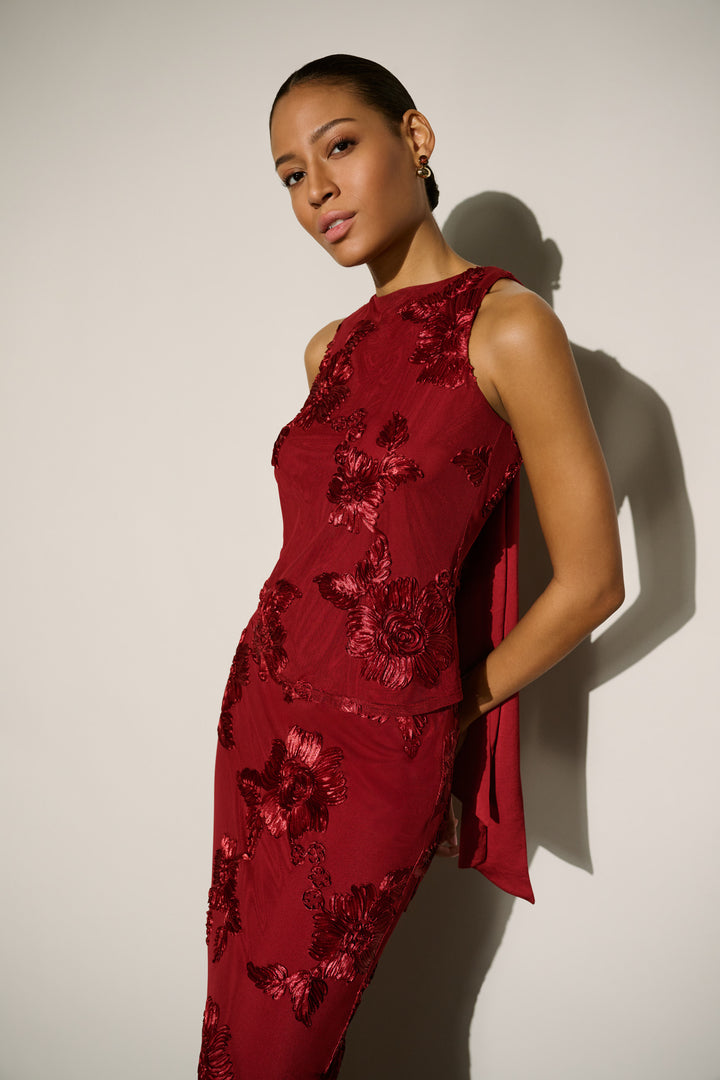 Embellished Sleeveless Top 264141