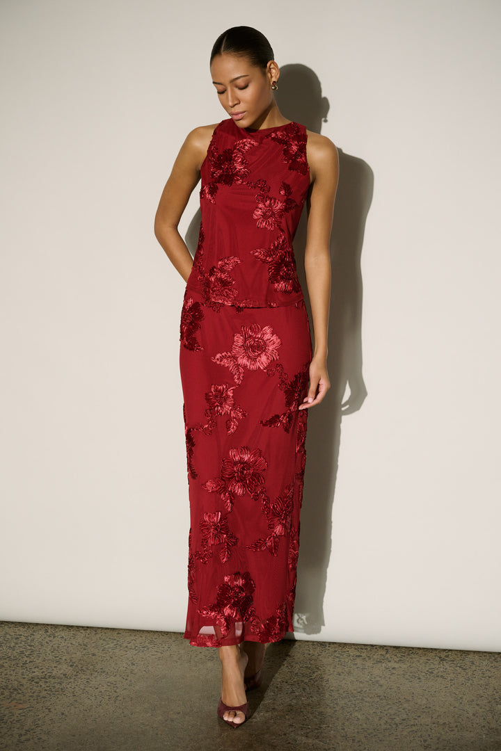 Embellished Maxi Skirt 264142