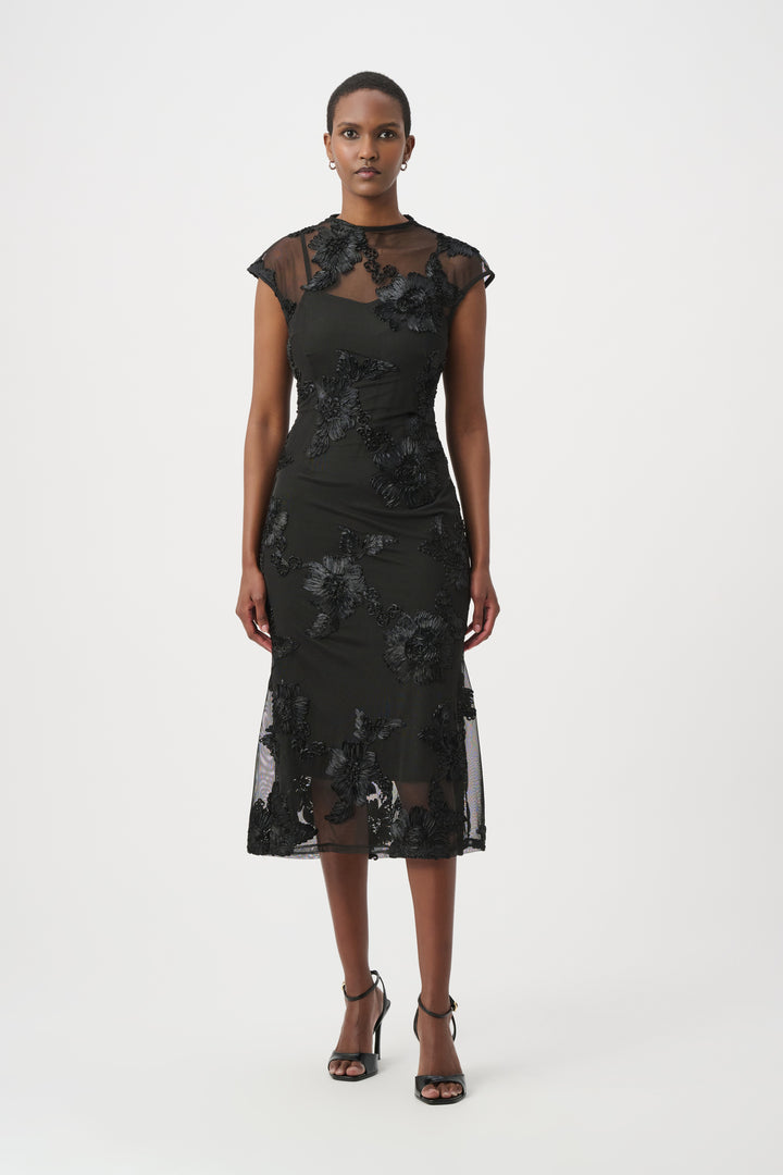 Embellished Trumpet Dress 264143