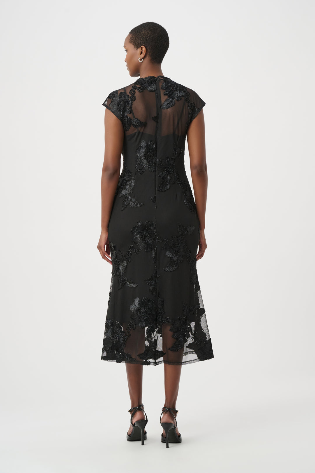 Embellished Trumpet Dress 264143