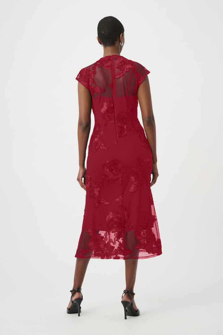Embellished Trumpet Dress 264143