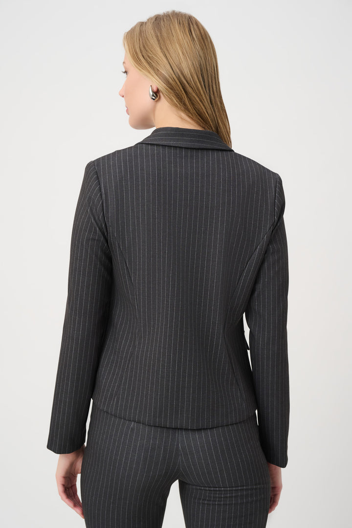 Pinstripe Fitted Blazer 264151