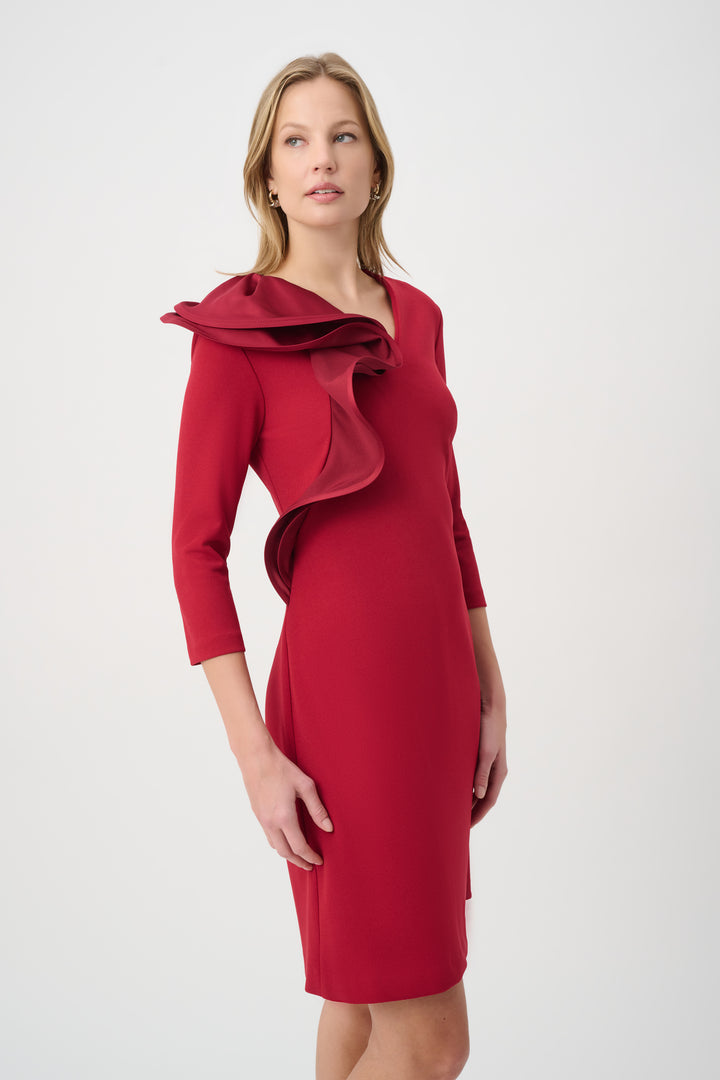Statement Ruffle A-Line Dress 264152