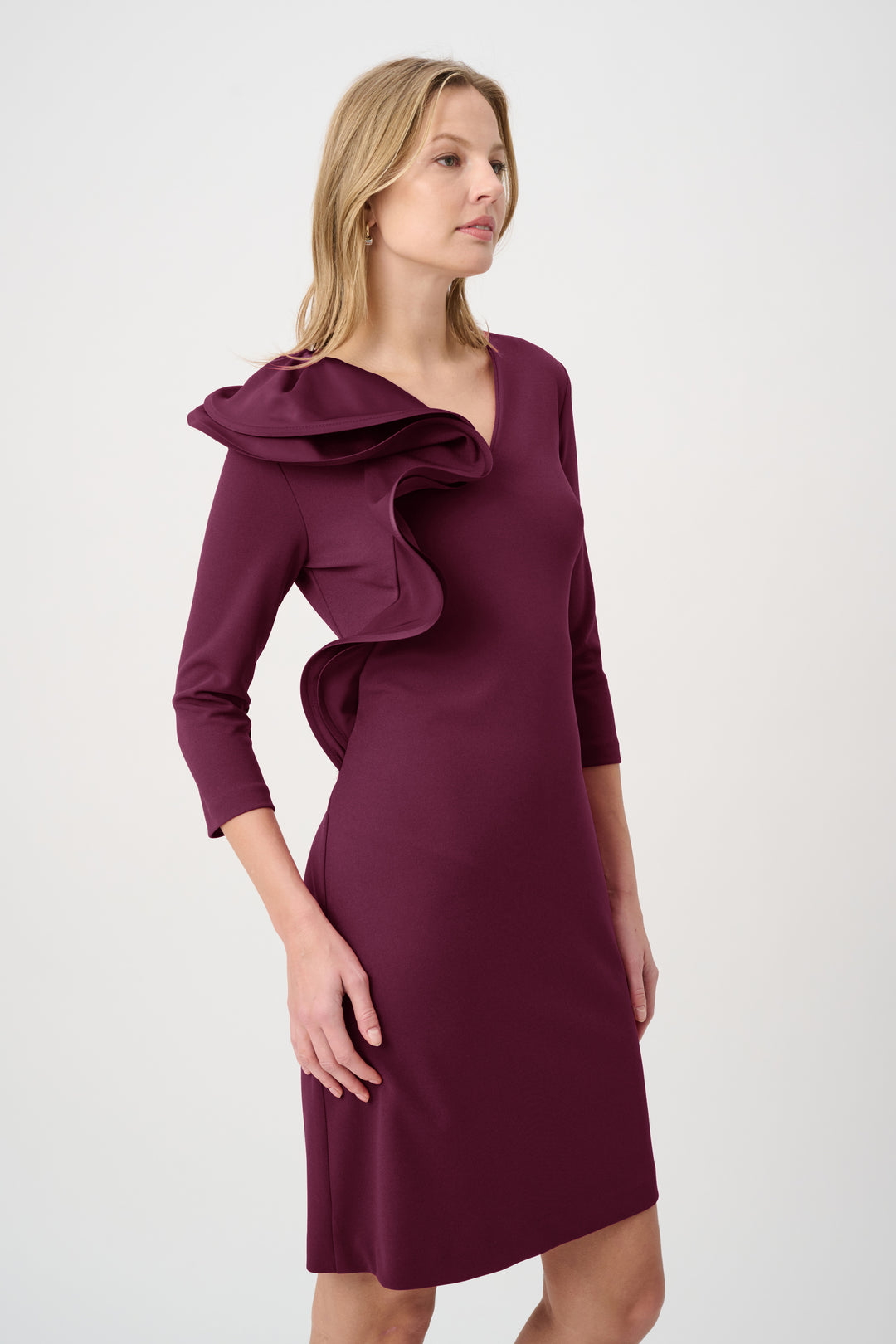 Statement Ruffle A-Line Dress 264152