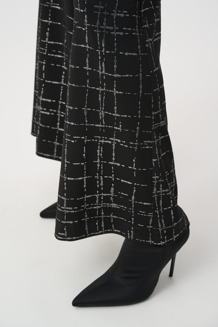 Plaid Wide-Leg Pants 264158