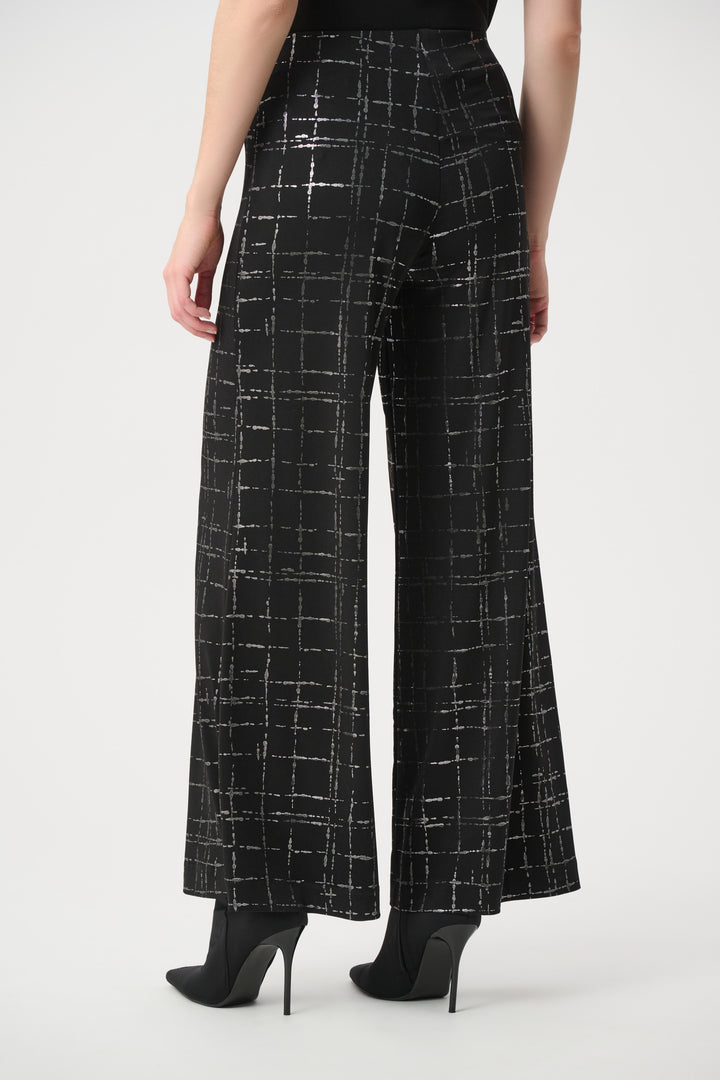 Plaid Wide-Leg Pants 264158