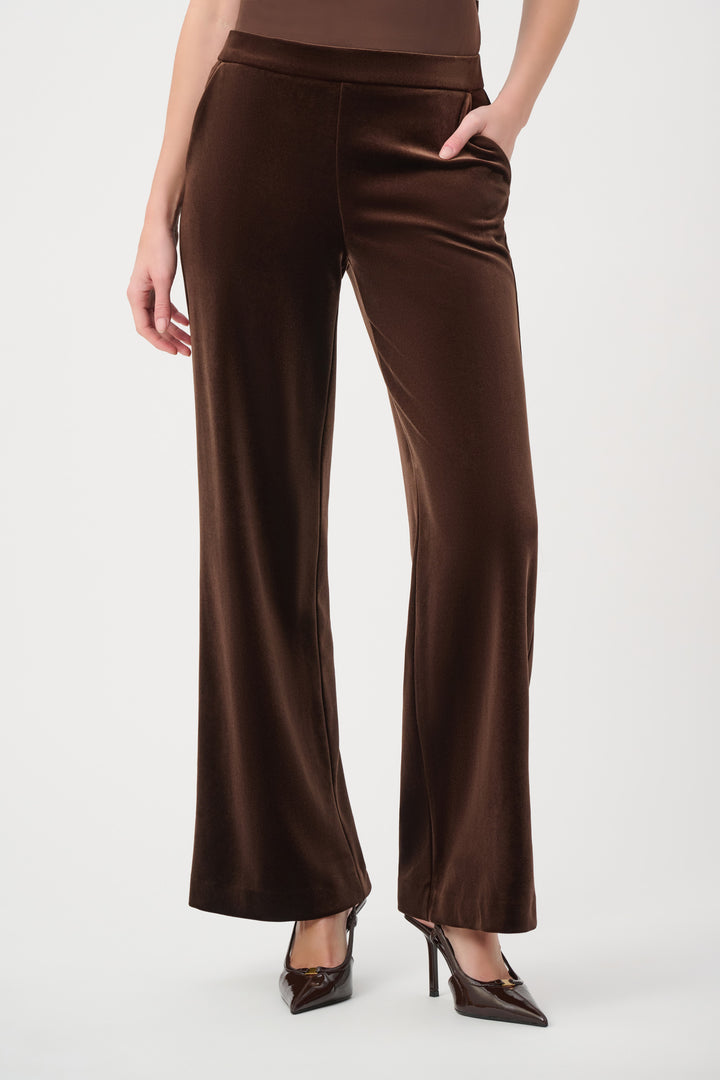 Velvet Wide-Leg Pants 264170